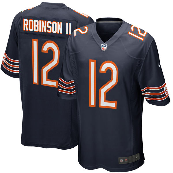 Men Chicago Bears #12 Allen Robinson Nike Navy Game NFL Jersey->philadelphia eagles->NFL Jersey